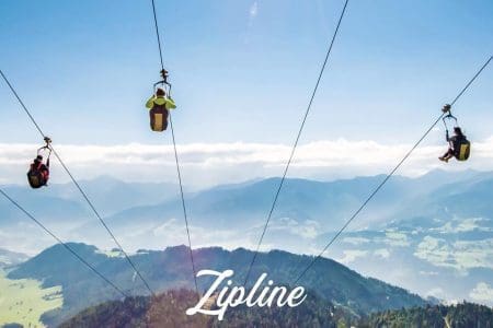 Malam Jabba Chair Lift, Zipline